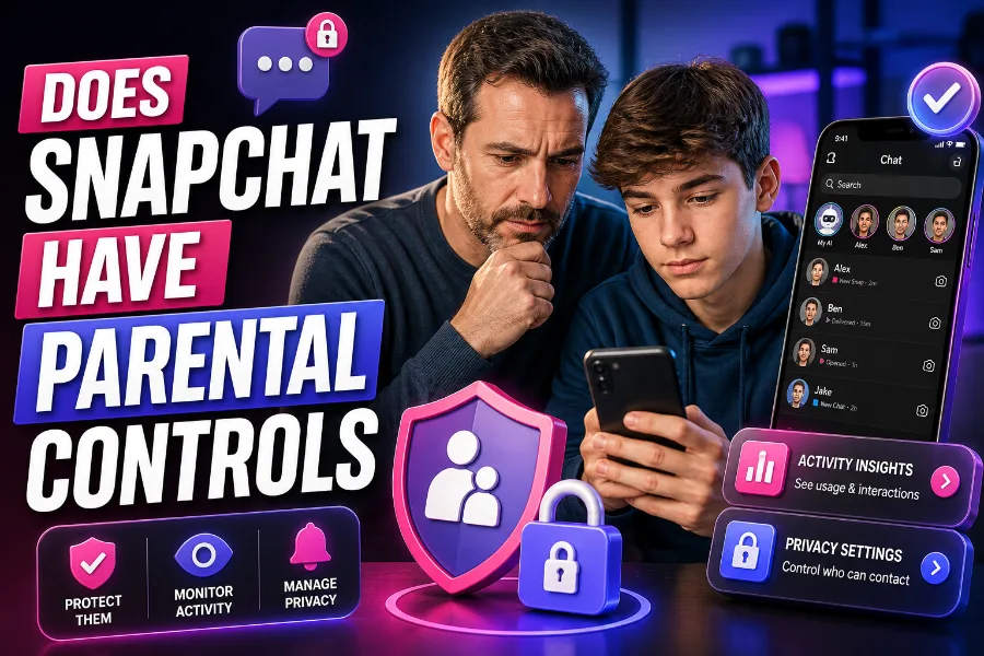 does snapchat have parental controls