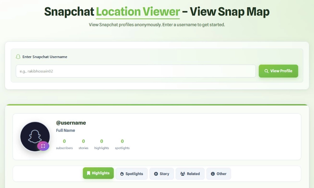 Snapchat Location Viewer — Snap Map on Storiewer